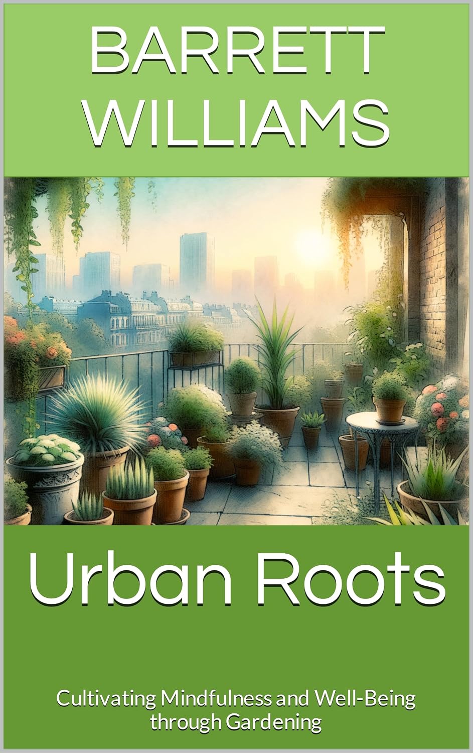 ler totalmente Urban Roots: Cultivating Mindfulness and Well-Being through Gardening (Urban Eden: Balcony Farming Unleashed Book 14) (English Edition)