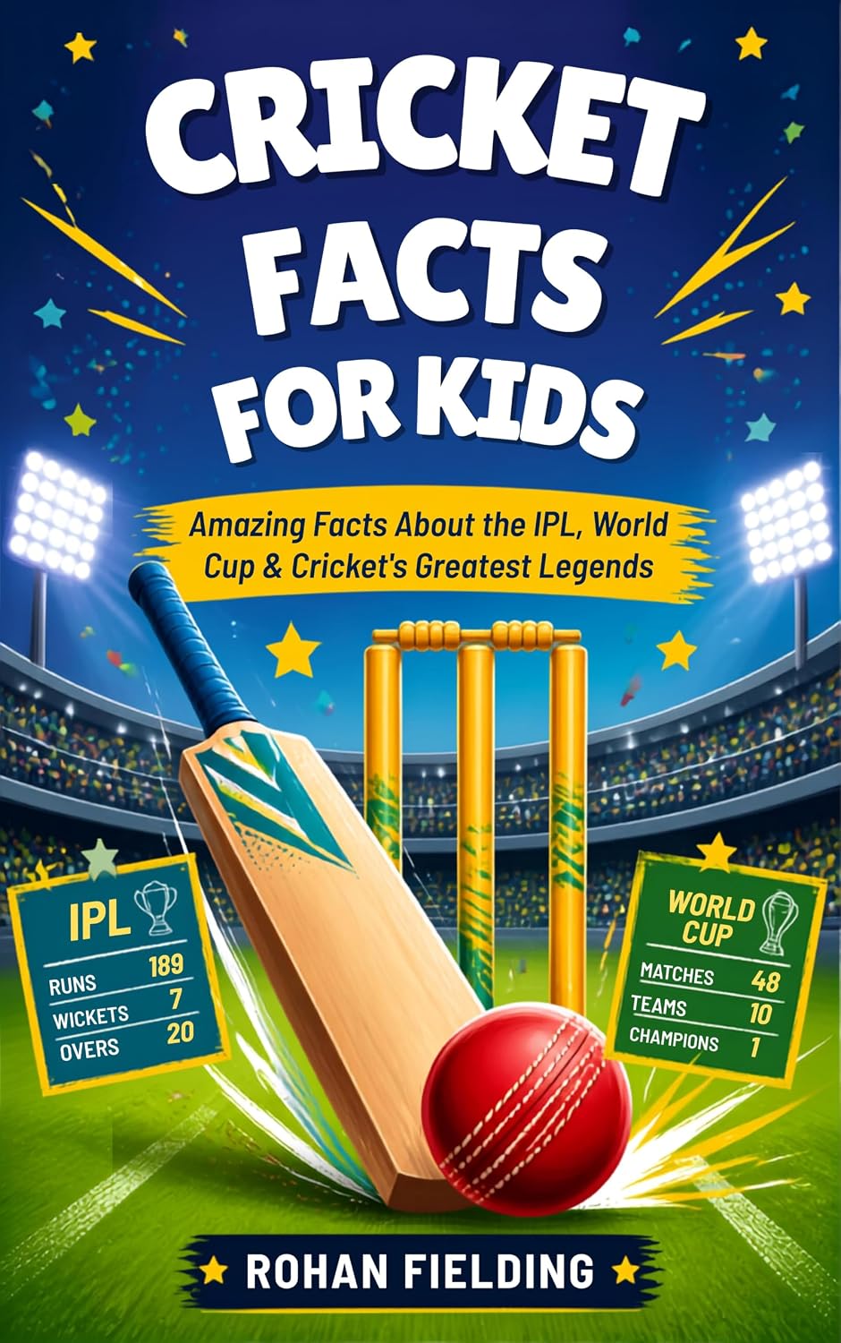 Cricket Facts for Kids: Amazing Facts About the IPL, Cricket World Cup, and the greatest Cricket Legends (Fun Facts in Sports) (English Edition) baixar livro de graça