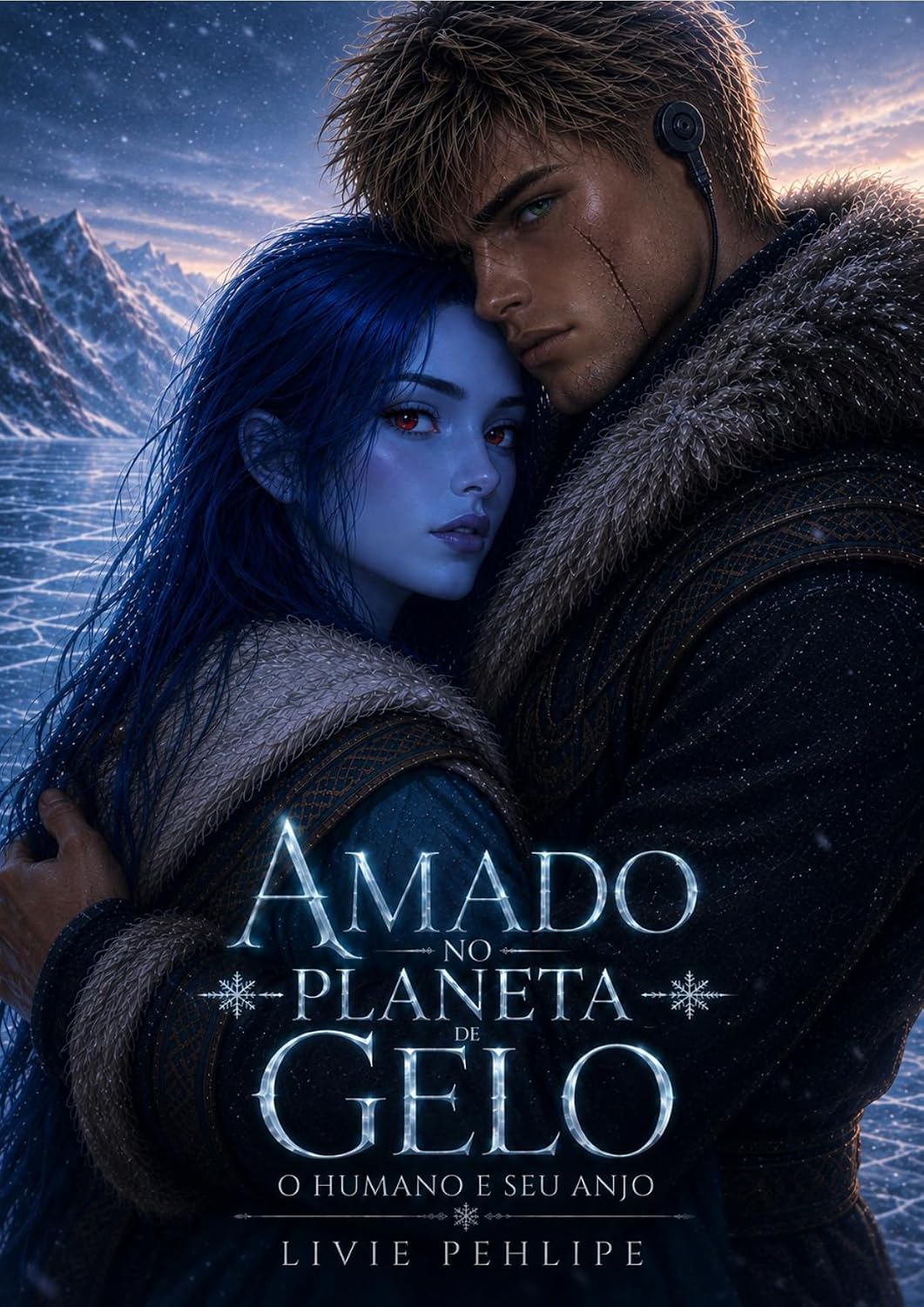 Amado no Planeta de Gelo: O Humano e Seu Anjo (Amantes Aliens Livro 15) baixar o livro de graça
