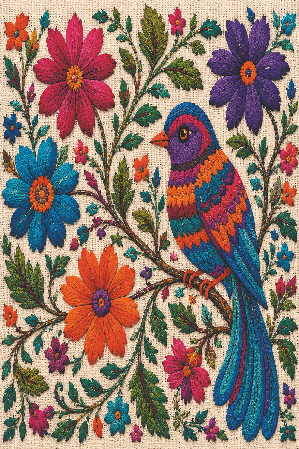 capítulo por capítulo baixar Traditional Mexican Folk Art Notebook: Colorful Embroidered Bird Floral Journal: Beautiful Mexican Textile Inspired Notebook for Writing, Journaling, Notes and Sketching