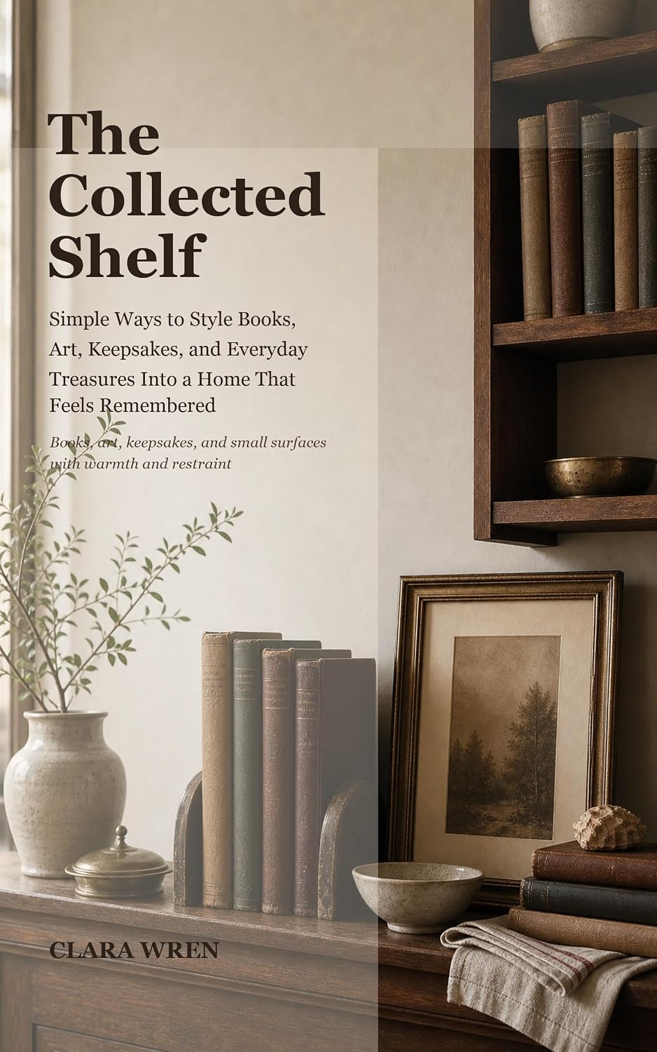 capítulo por capítulo baixar The Collected Shelf: Simple Ways to Style Books, Art, Keepsakes, and Everyday Treasures Into a Home That Feels Remembered (English Edition)