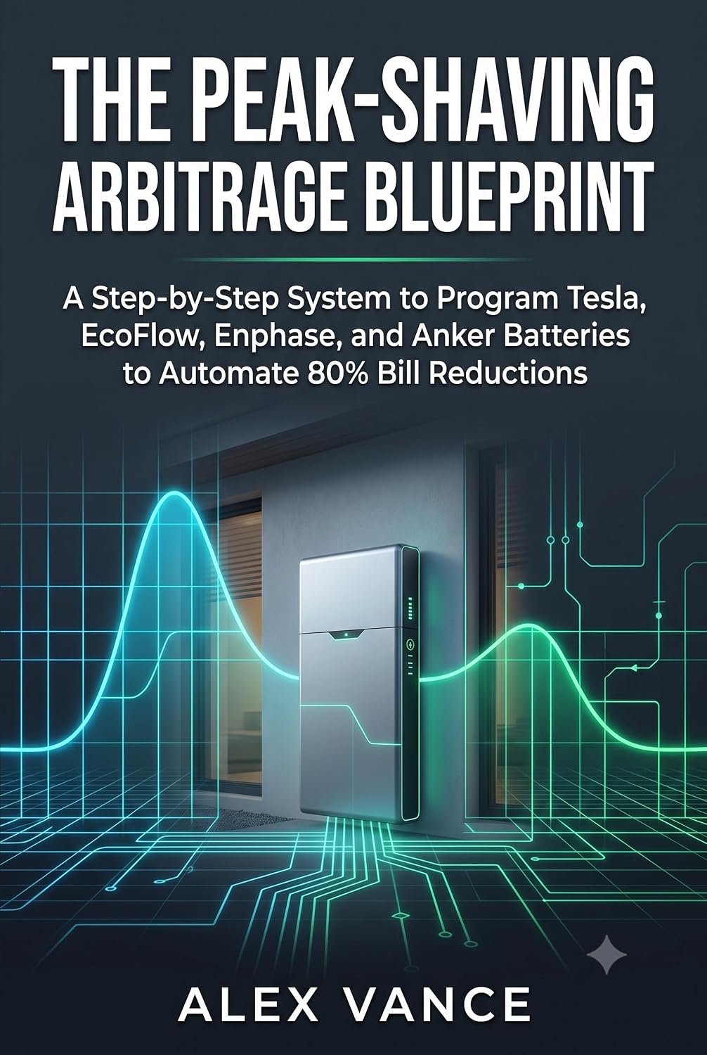 The Peak-Shaving Arbitrage Blueprint: A Step-by-Step System to Program Tesla, EcoFlow, Enphase, and Anker Batteries to Automate 80% Bill Reductions (English Edition)