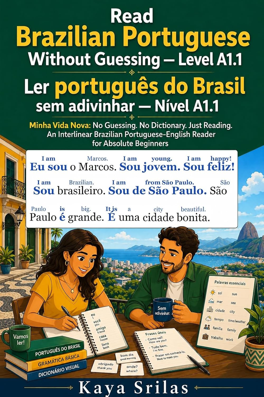 capítulo por capítulo baixar Read Brazilian Portuguese Without Guessing — Level A1.1 / Ler português do Brasil sem adivinhar: Minha Vida Nova: No Guessing. No Dictionary. Just Reading.... português do Brasil sem adivinhar Livro 1)