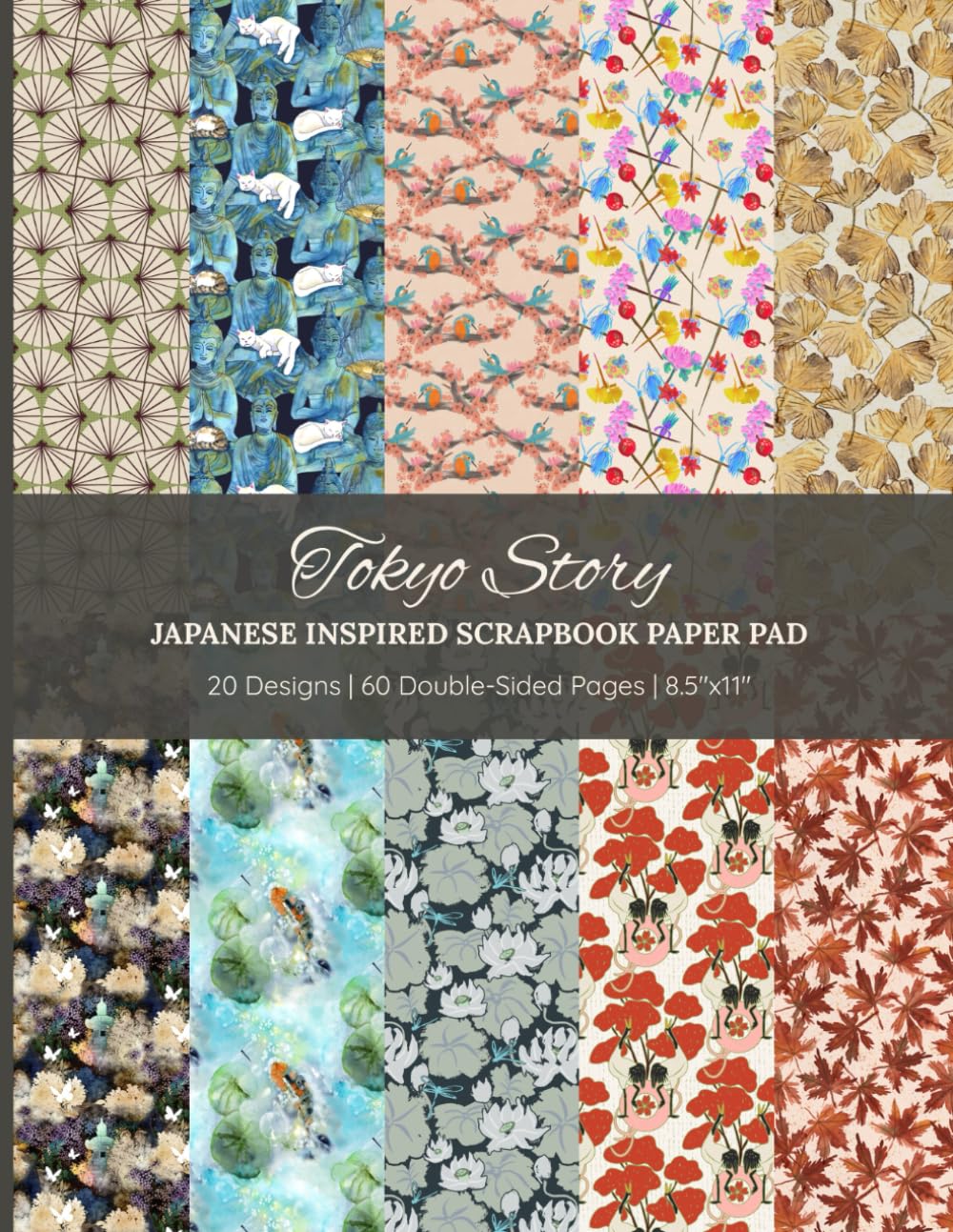 Tokyo Story Japanese Inspired Scrapbook Paper Pad: 20 Designs | 60 Double-Sided Pages | 8.5"x11" for Origami, Card Making, and DIY Crafting baixar livro de graça