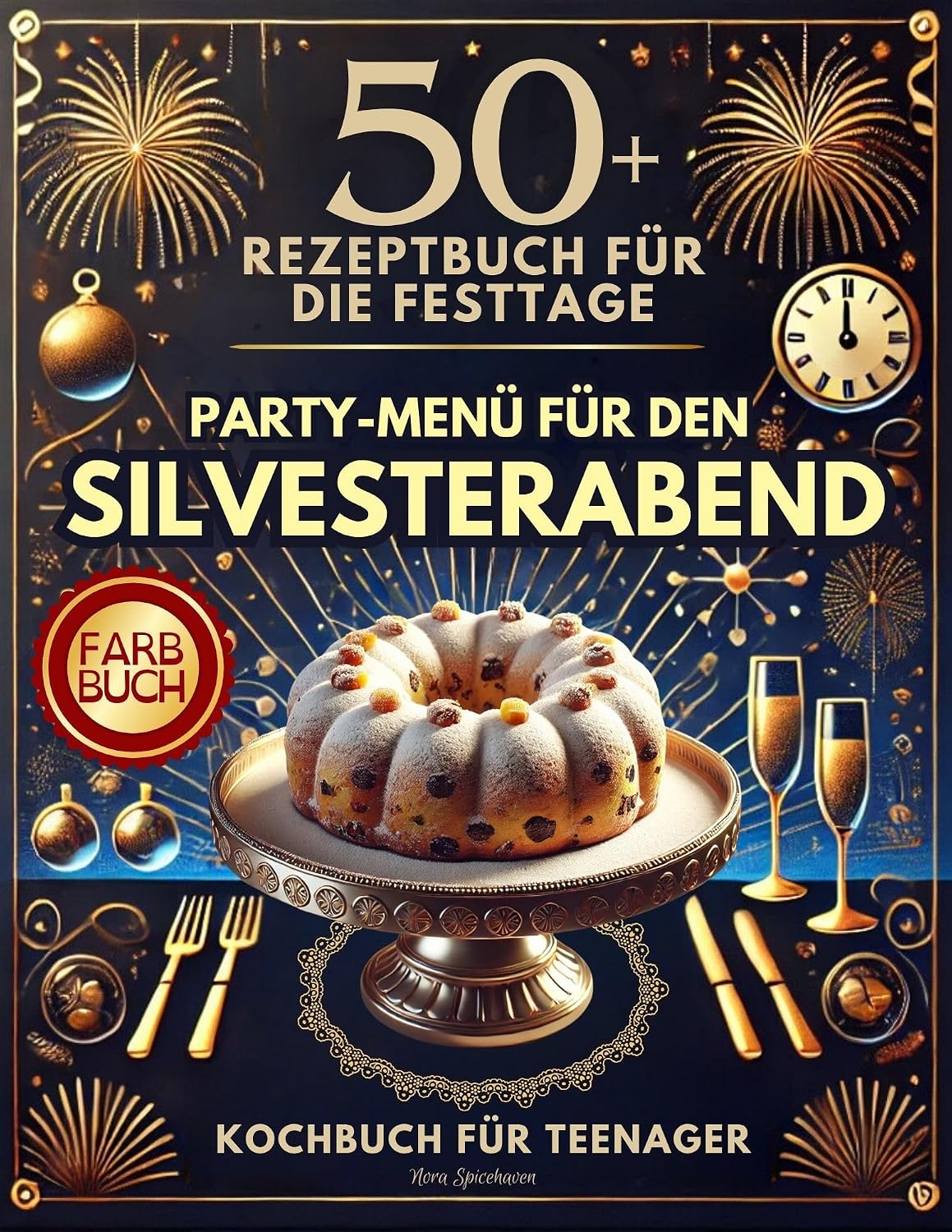 ler totalmente Party-Menü für den Silvesterabend-Rezeptbuch für die Festtage.: Kochbuch für Teenager. Leckere Rezepte, kreative Ideen für Dekorationen und festliche Traditionen... unvergessliches Silvester (German Edition)