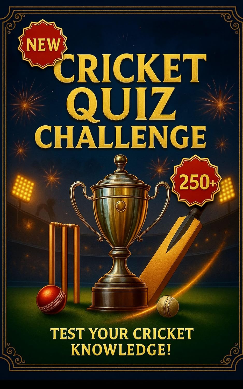 Cricket Quiz Challenge: New Cricket Quiz Book| “Includes 250+ Fun and Challenging MCQs (Easy, Medium & Hard) with Answer Key — Take the Test of Your Cricket... Become a True Superfan!” (English Edition) baixar o livro de graça