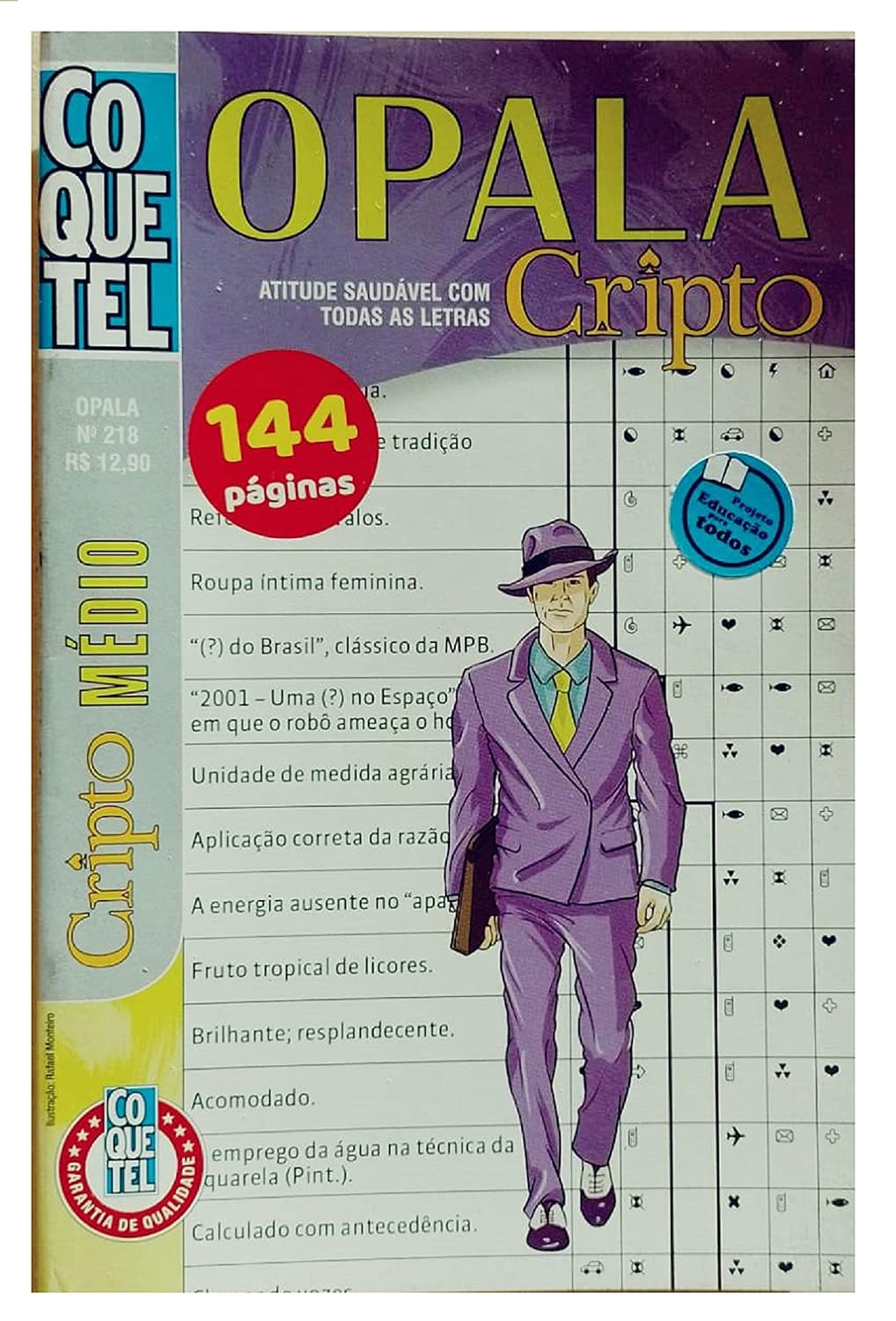 Opala Cripto 218 - Palavras Cruzadas Coquetel - Nivel Médio baixar o livro de graça