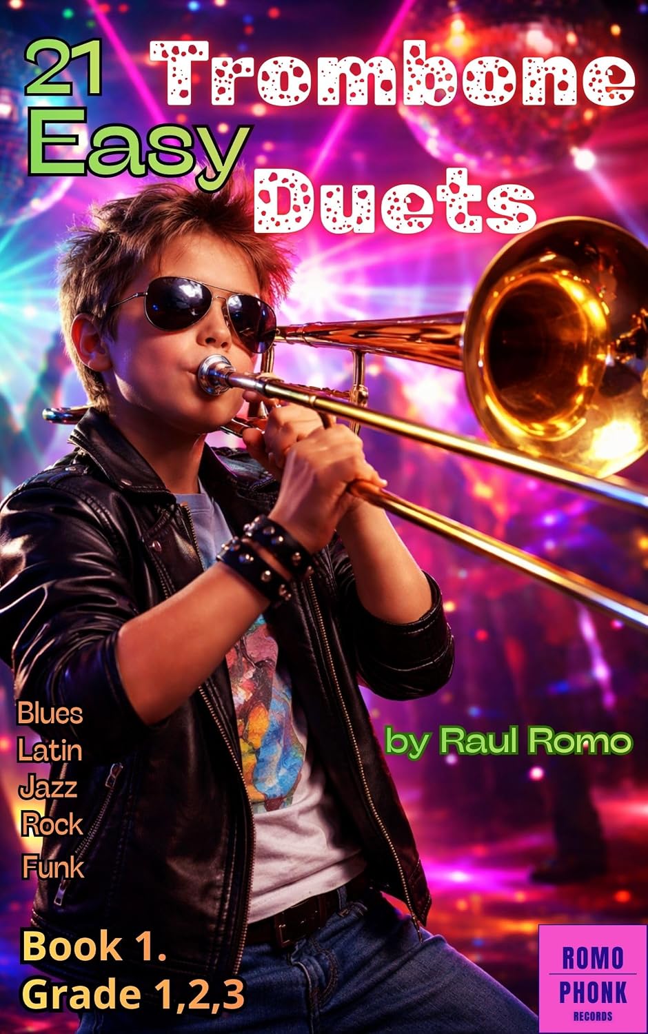 capítulo por capítulo baixar 21 TROMBONE DUETS: Very Easy- Book 1 - FUNK, LATIN, JAZZ, BLUES, ROCK (English Edition)