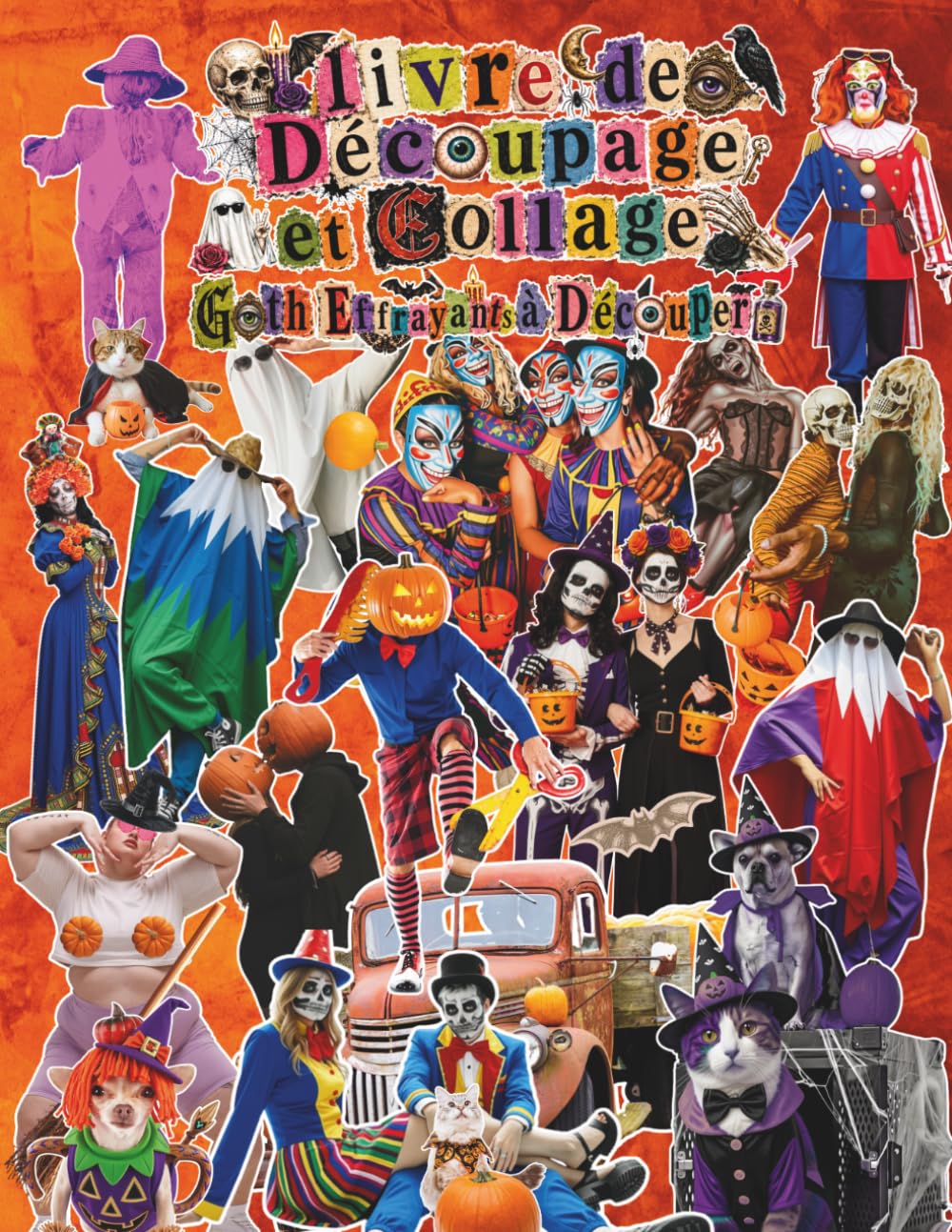 capítulo por capítulo baixar livre de Découpage et Collage Goth Effrayants à Découper: Fournitures de Junk Journal Creepy Cute, Papier Scrapbooking Pastel et Éléments Surréalistes pour Médias Mixtes (French Edition)