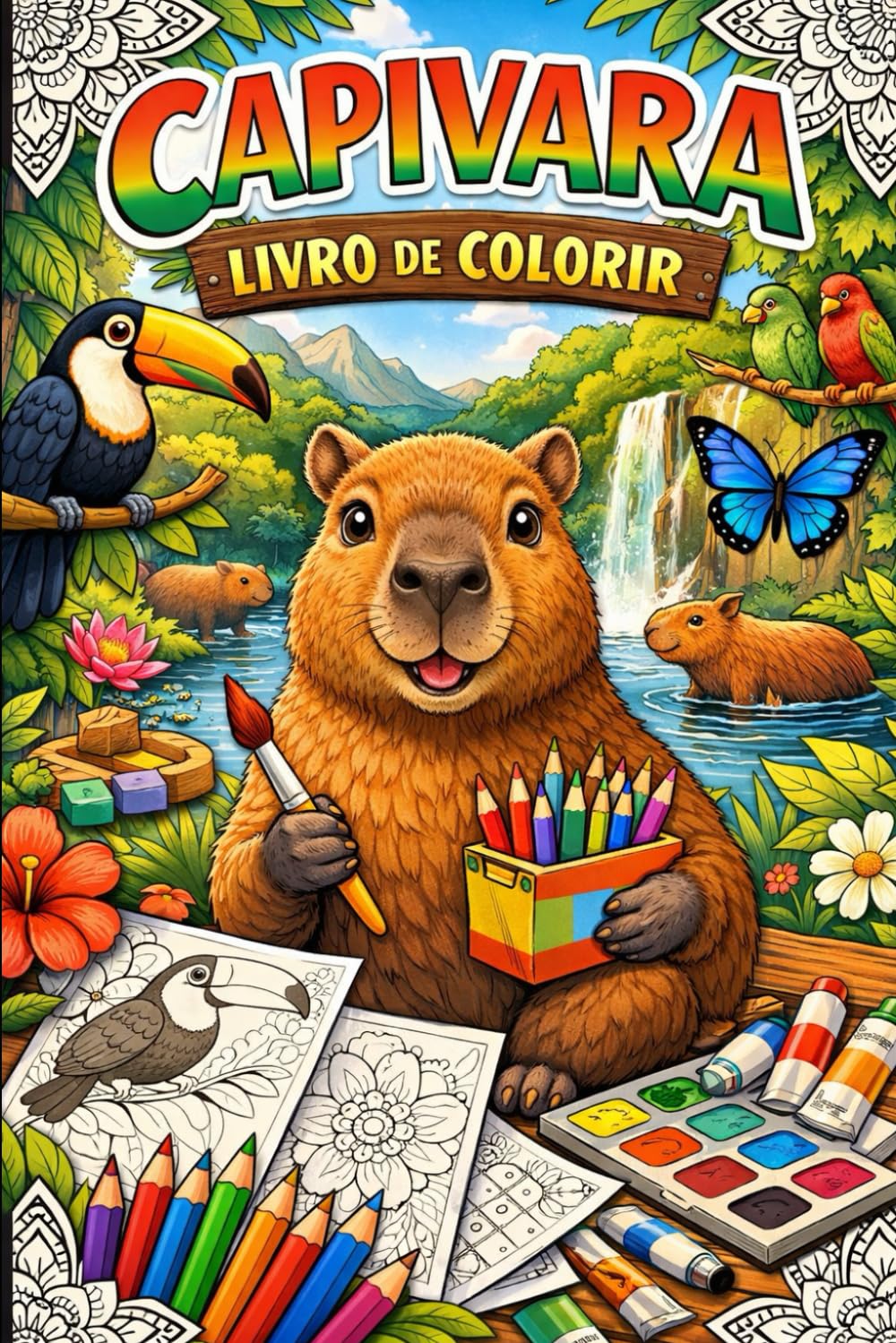 CAPIVARA: LIVRO DE COLORIR (Portuguese Edition) baixar livro de graça