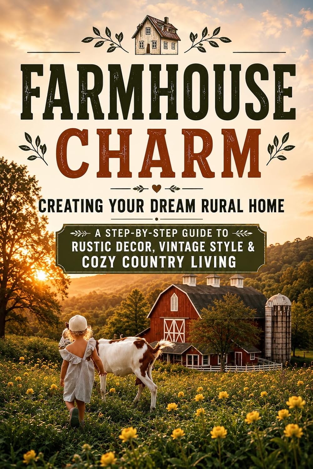 ler totalmente Farmhouse Charm: Creating Your Dream Rural Home – A Step-by-Step Guide to Rustic Decor, Vintage Style & Cozy Country Living (English Edition)