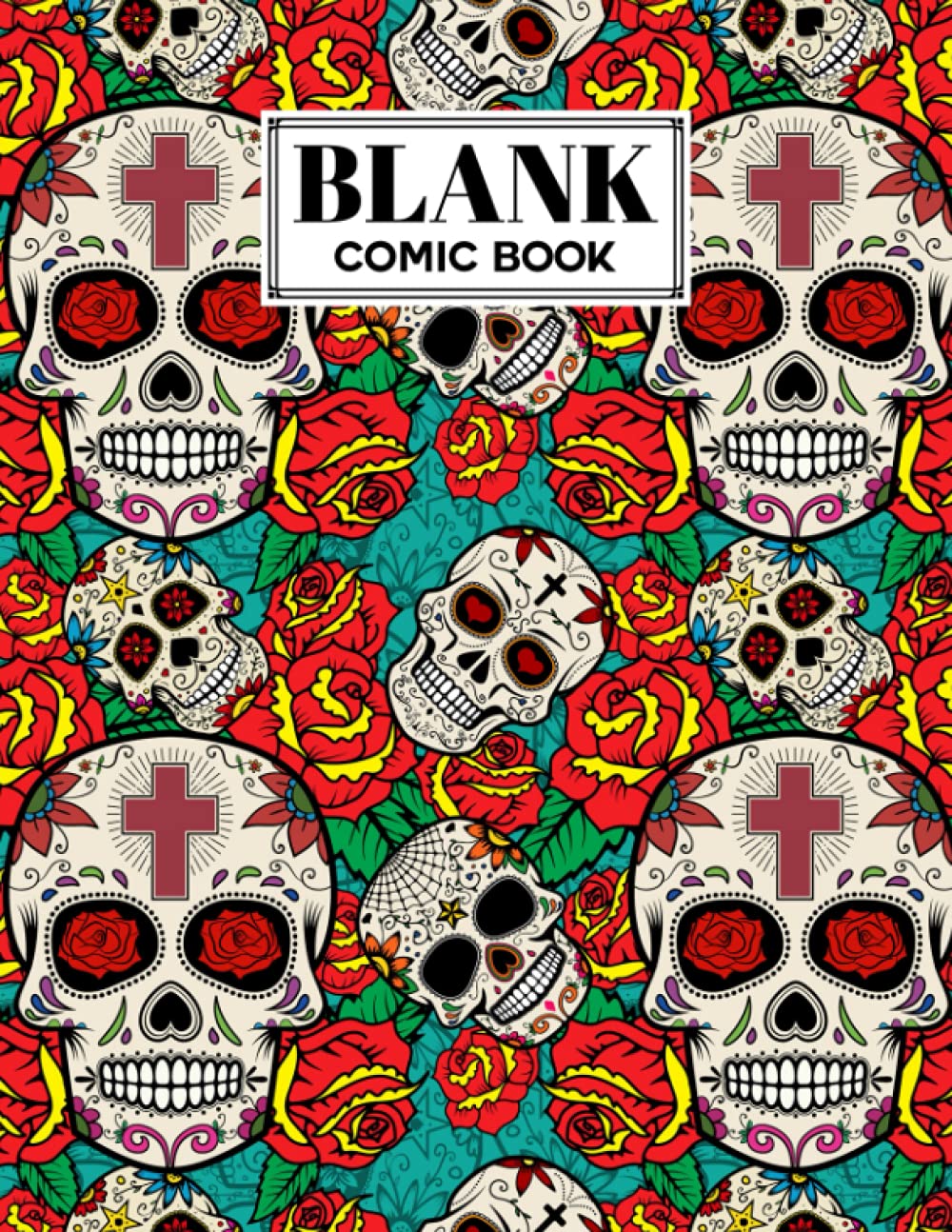 capítulo por capítulo baixar Blank Comic Book: Premium Skull Cover Blank Comic Book, Create Your Own Story, Journal, Notebook, Sketchbook for Kids and Adults, 120 Pages - Size 8.5" x 11" Notebook by Kerstin Wilhelm