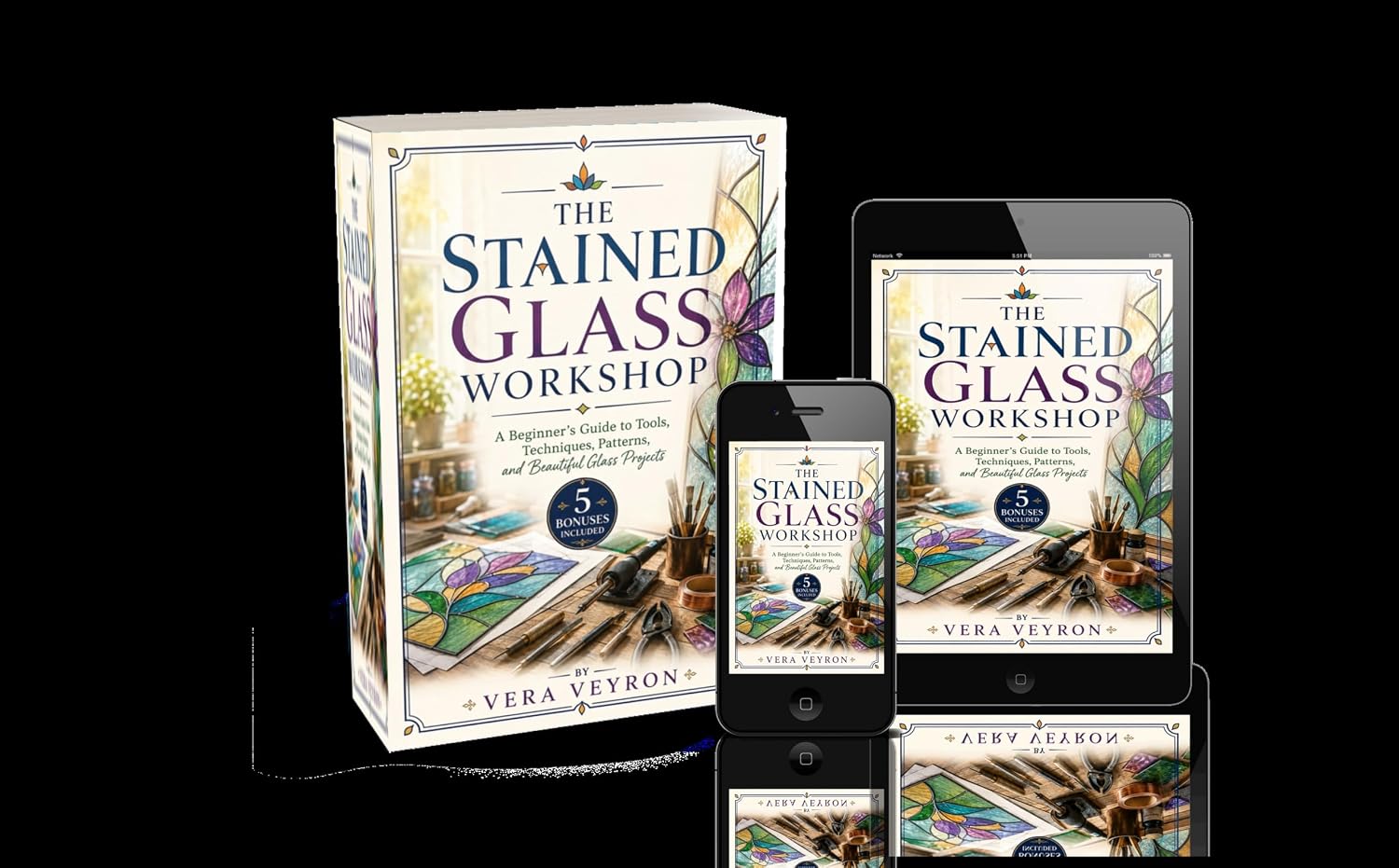 capítulo por capítulo baixar STAINED GLASS WORKSHOP: A Step-by-Step Guide to Glass Cutting, Foiling, Soldering, Design, and over 66 Beautiful Projects to Build Your Skills and Create with Confidence. (English Edition)