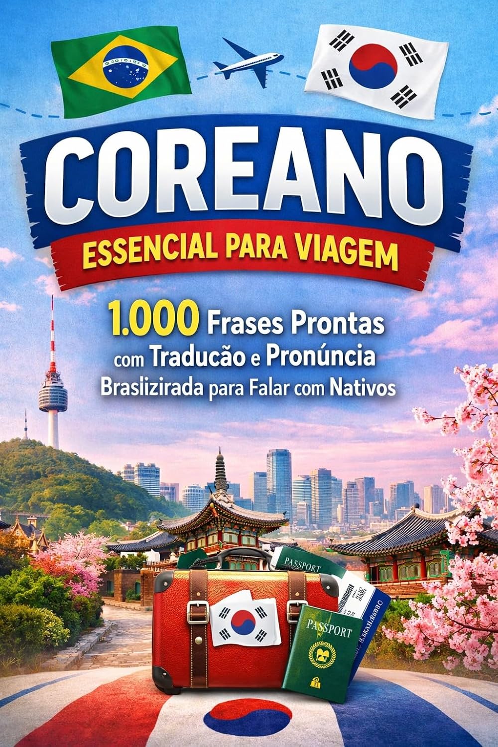 ler totalmente Coreano Essencial para Viagem: 1.000 Frases Prontas com Tradução e Pronúncia Brasileirada para Falar com Nativos