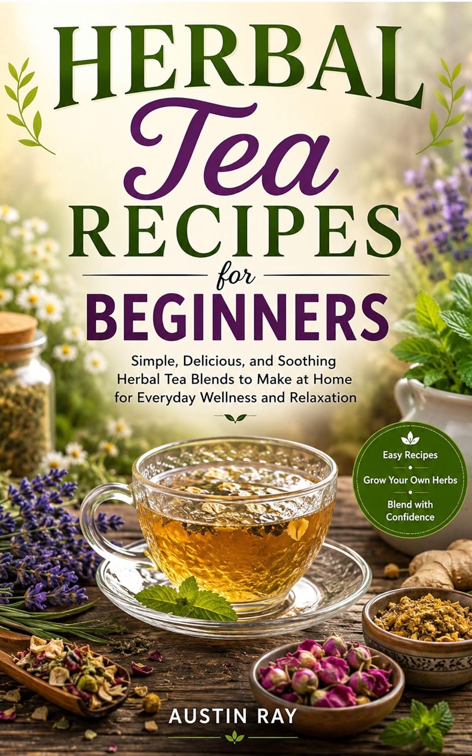 ler totalmente Herbal Tea Recipes for Beginners: Simple, Delicious, and Soothing Herbal Tea Blends to Make at Home for Everyday Wellness and Relaxation (Everyday Herbal Tea) (English Edition)