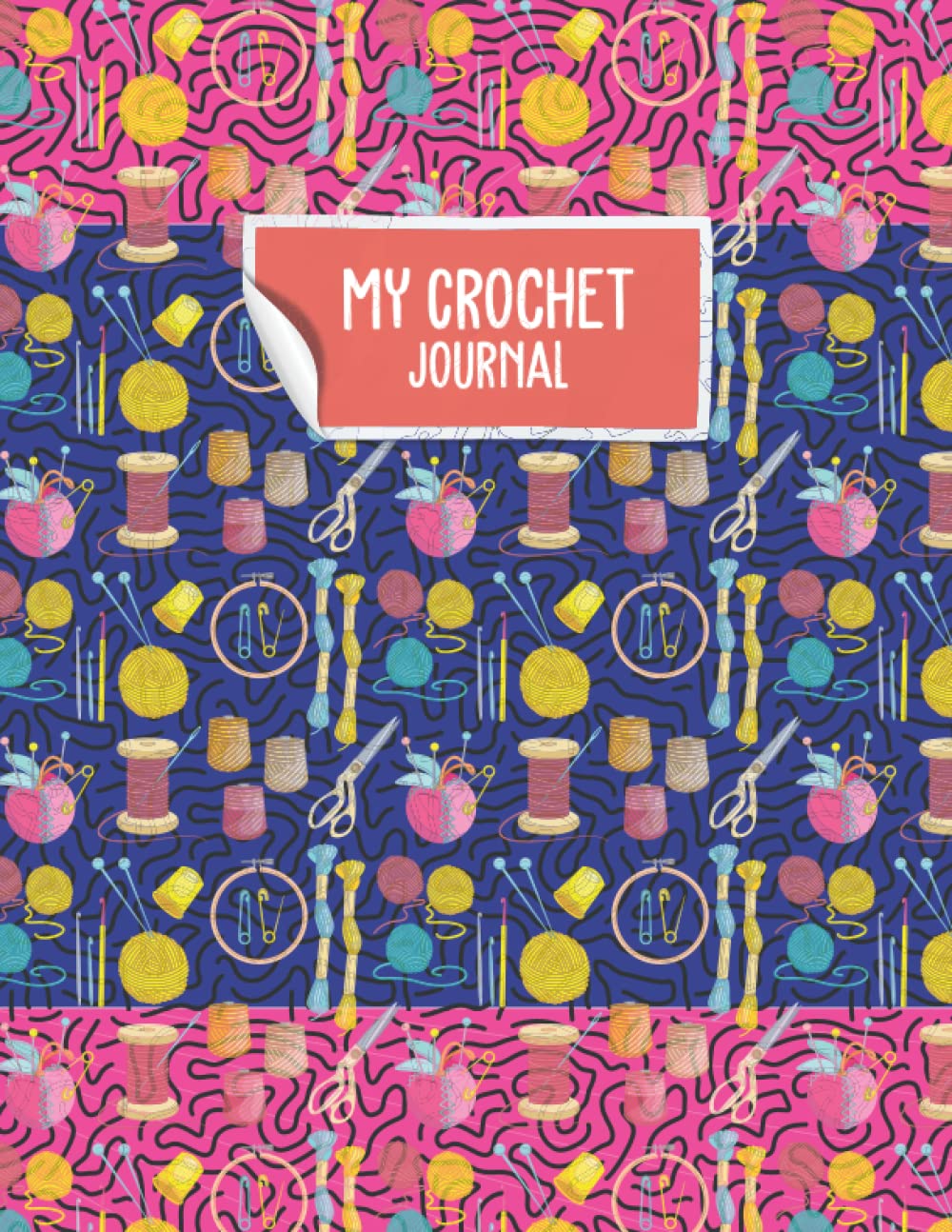 My Crochet Journal: Crochet project journal To Keep Record Of Project Crochet, log book planner Knitting and Crochetting Sewing Tracker baixar livro de graça