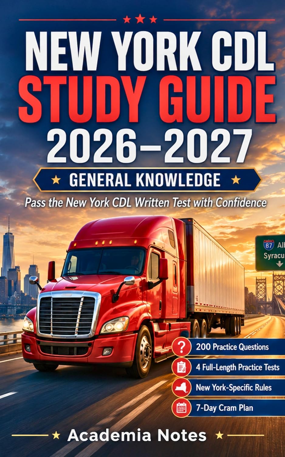 New York CDL Study Guide 2026–2027: General Knowledge Exam Prep with 200 Practice Questions and 4 Practice Tests, Hard Mode Challenge & 7-Day Cram Plan (English Edition) baixar o livro de graça