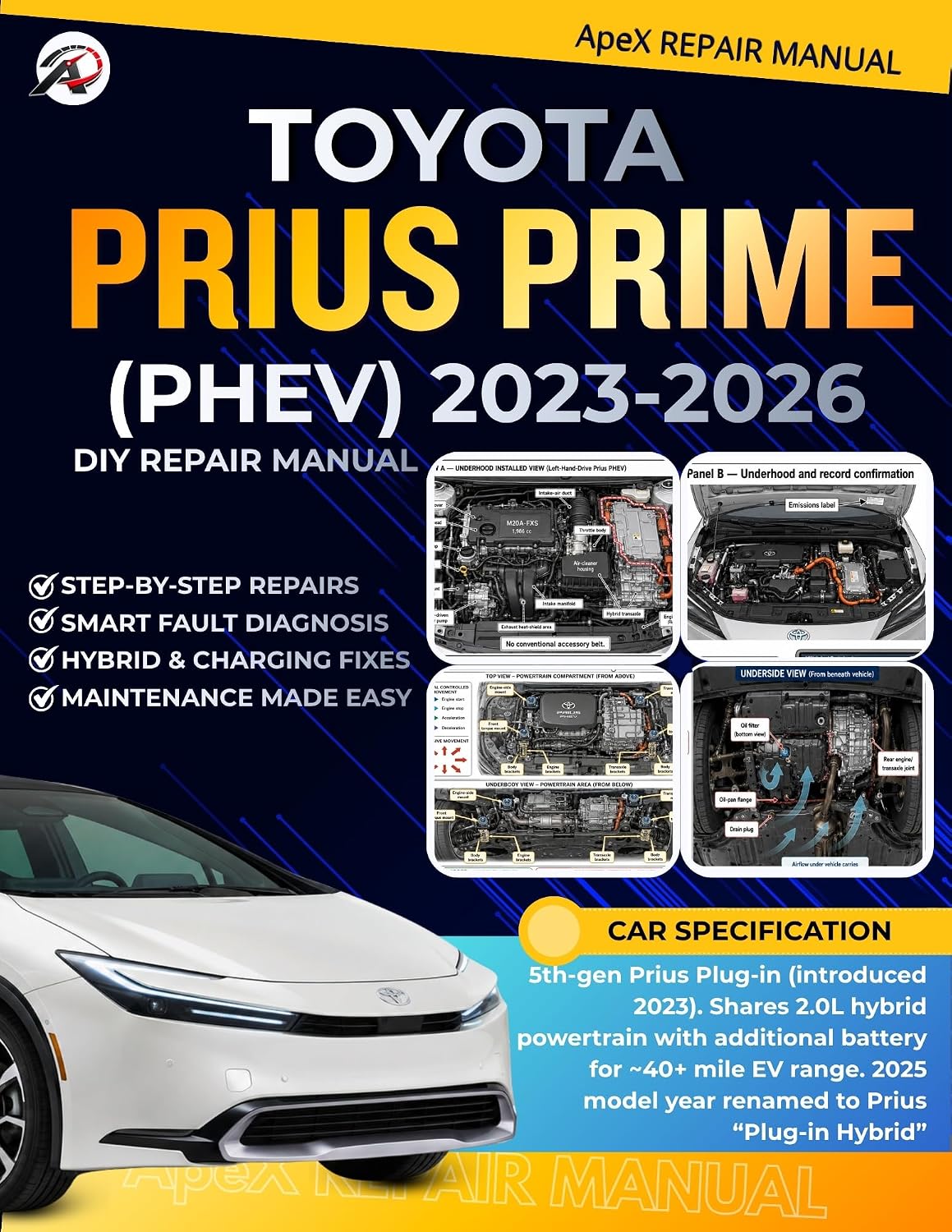 TOYOTA PRIUS PRIME (PHEV) 2023-2026: DIY Made Simple: Master Your 5th-Gen Prius Prime & Prius Plug-in Hybrid Models | Cut Costs, Avoid Breakdowns, Diagnose... Your PHEV Smoothly (English Edition) baixar o livro de graça