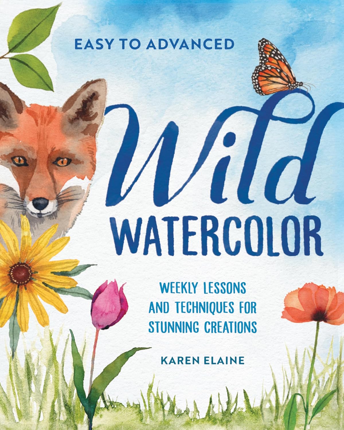 ler totalmente Wild Watercolor: Weekly Lessons and Techniques for Stunning Creations