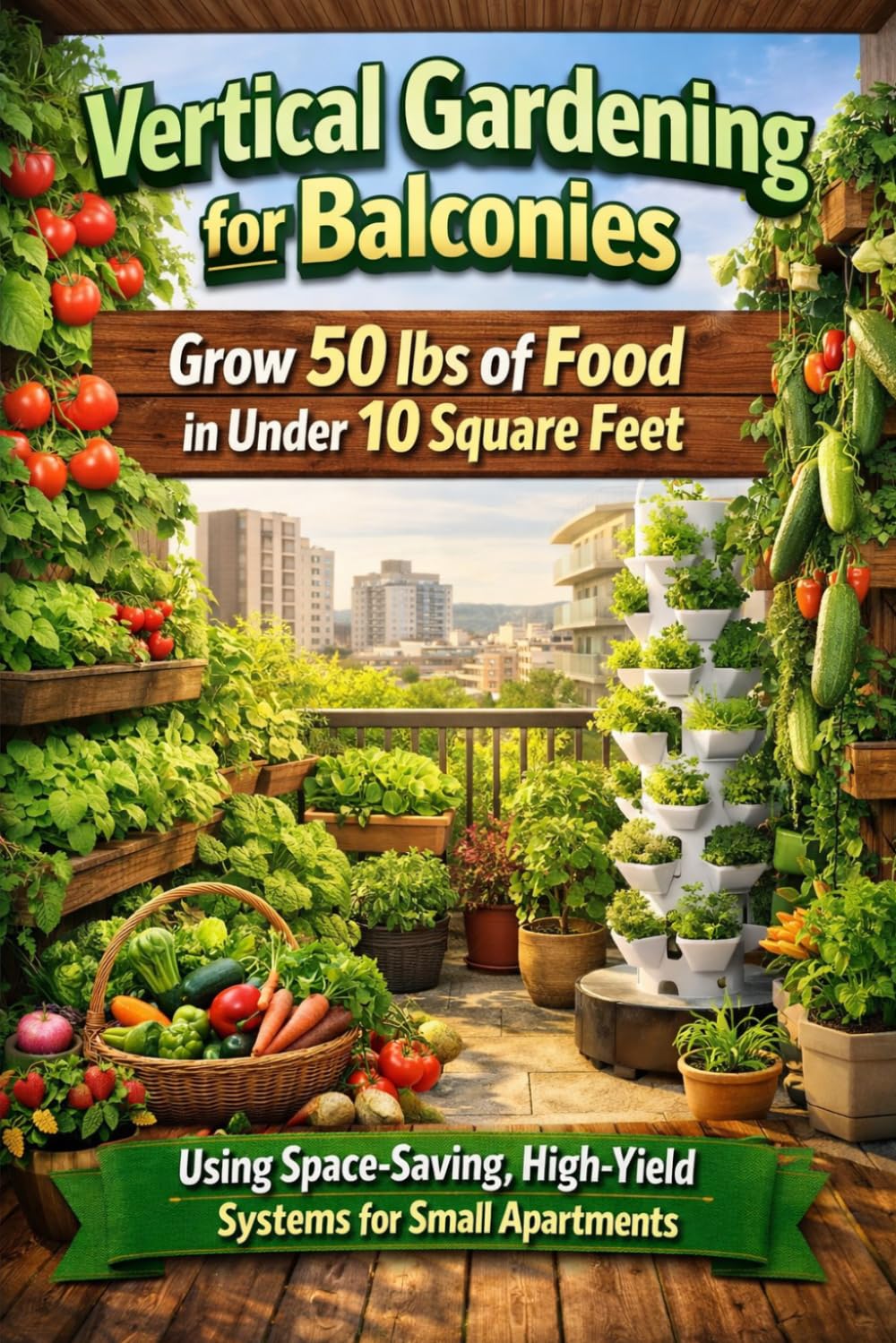 Vertical Gardening for Balconies: Grow 50 lbs of Food in Under 10 Square Feet Using Space-Saving, High-Yield Systems for Small Apartments baixar o livro de graça