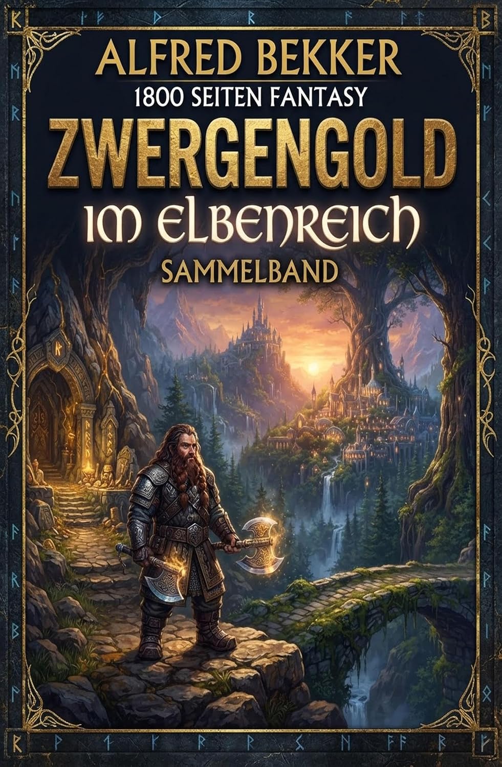ler totalmente 1800 Seiten Fantasy: Zwergengold im Elbenreich: Sammelband (German Edition)