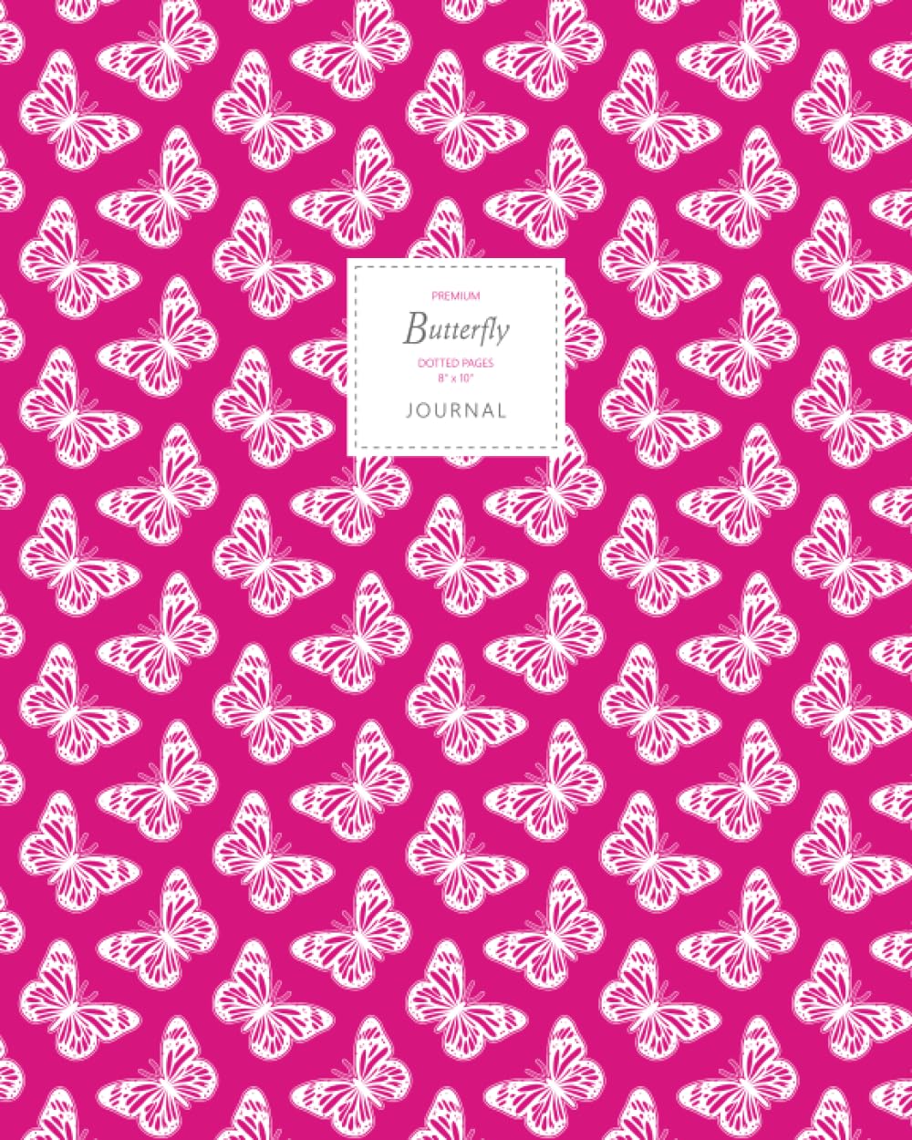 capítulo por capítulo baixar Butterfly Journal - Dotted Pages - 8x10 - Large: (Magenta Edition) Journal 192 dot grid pages (8x10 inches / 20.3x25.4 cm/Large)