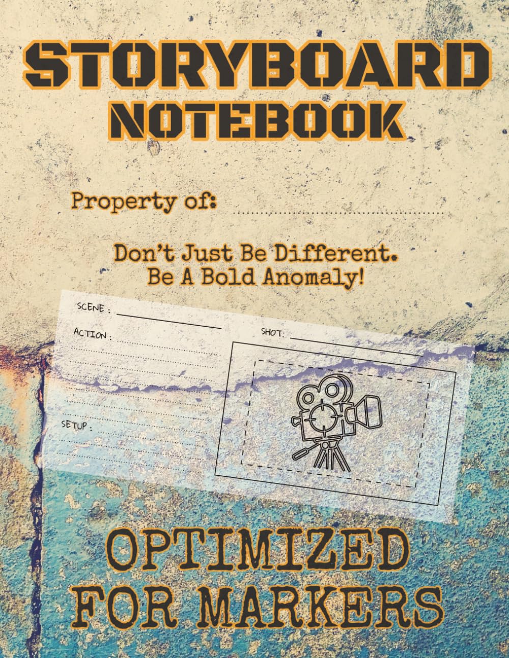Bold Anomaly Storyboard Notebook: 96 Professional Frames, Single-Sided Layout Optimized for Markers and Ink, 16:9 Cinematic Aspect Ratio baixar livro de graça