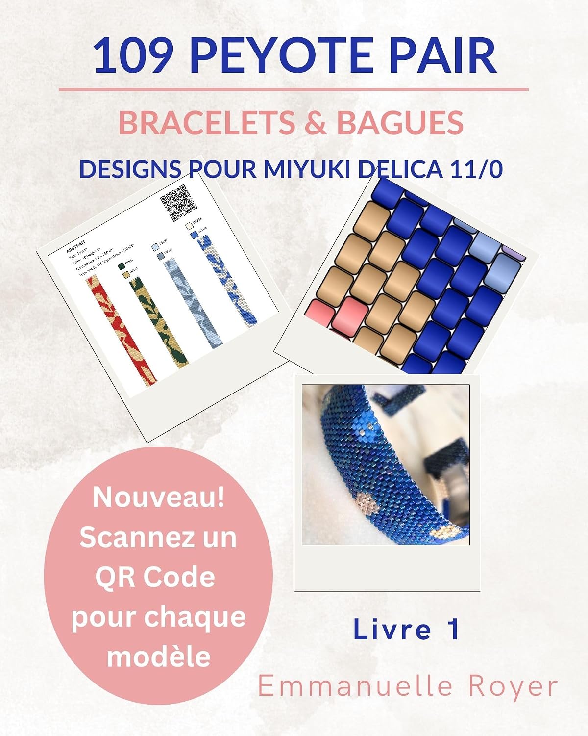109 Motifs en Peyote Pair avec Perles Miyuki Delica - Guide Complet de Bijoux (Bracelets & Bagues): Avec un QR Codes pour chaque diagramme qui donnent... (Beading techniques) (French Edition) baixar o livro de graça