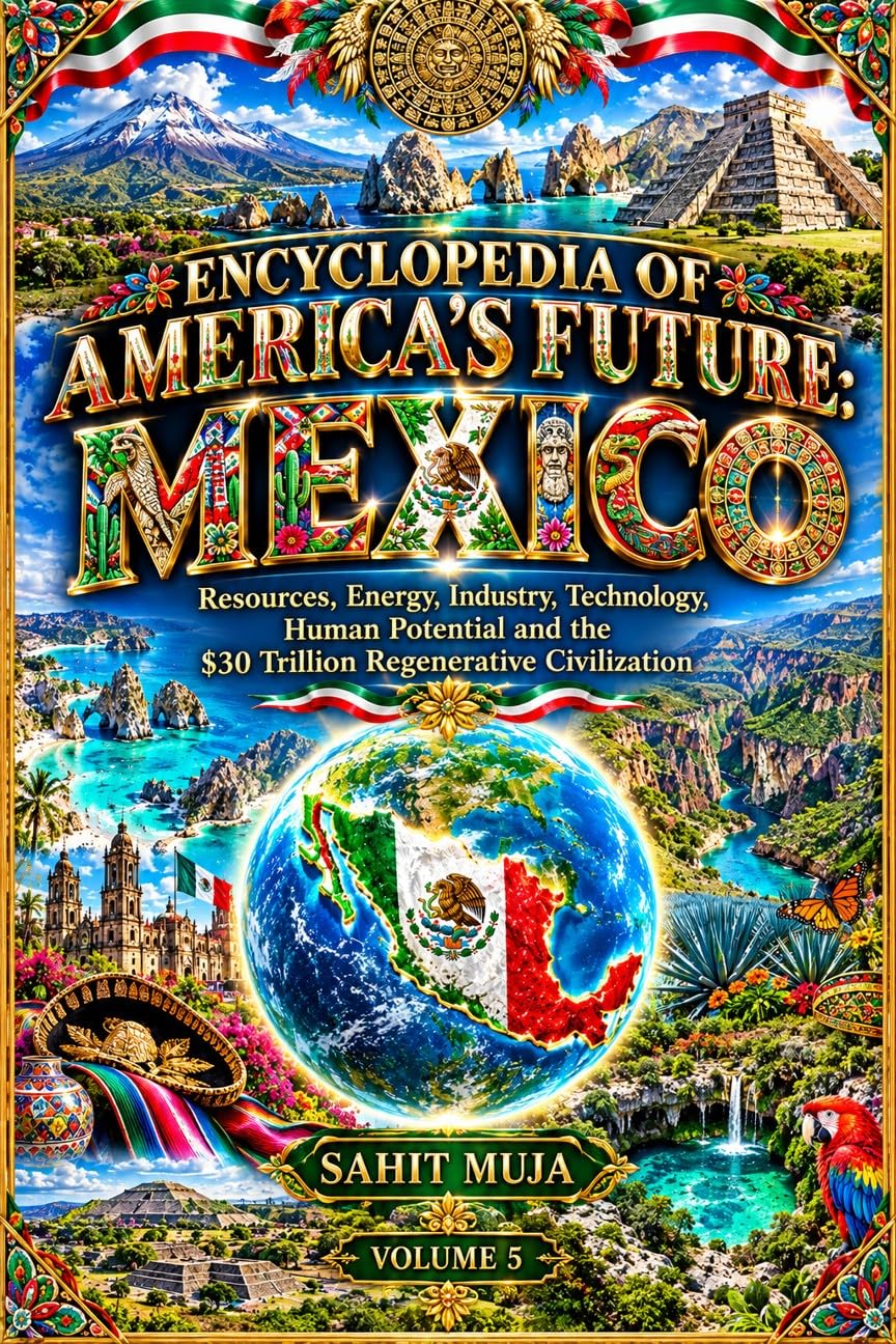 ler totalmente ENCYCLOPEDIA OF AMERICA’S FUTURE: MEXICO: Volume 5: Resources, Energy, Industry, Technology, Human Potential and the $30 Trillion Regenerative Civilization... OF THE AMERICAS FUTURE) (English Edition)