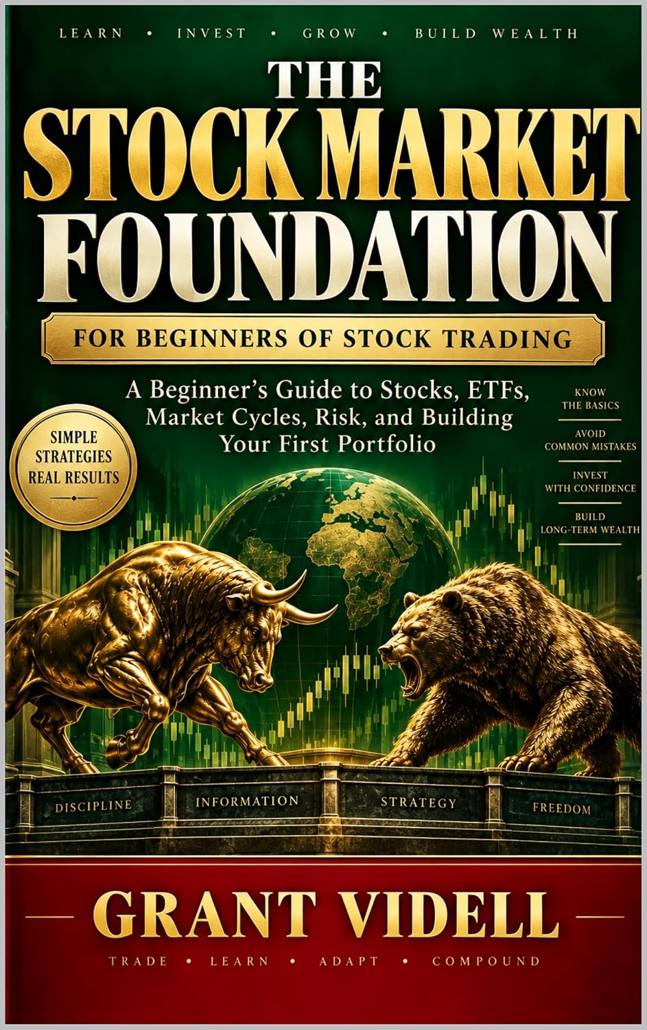 ler totalmente The Stock Market Foundation: Stock Market Investing & Trading for Beginners: Stocks, ETFs, Market Cycles, Risk Management, and Building Your First Portfolio (English Edition)