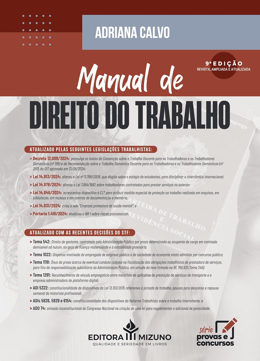 capítulo por capítulo baixar Manual de Direito do Trabalho 9ª edição (2025)