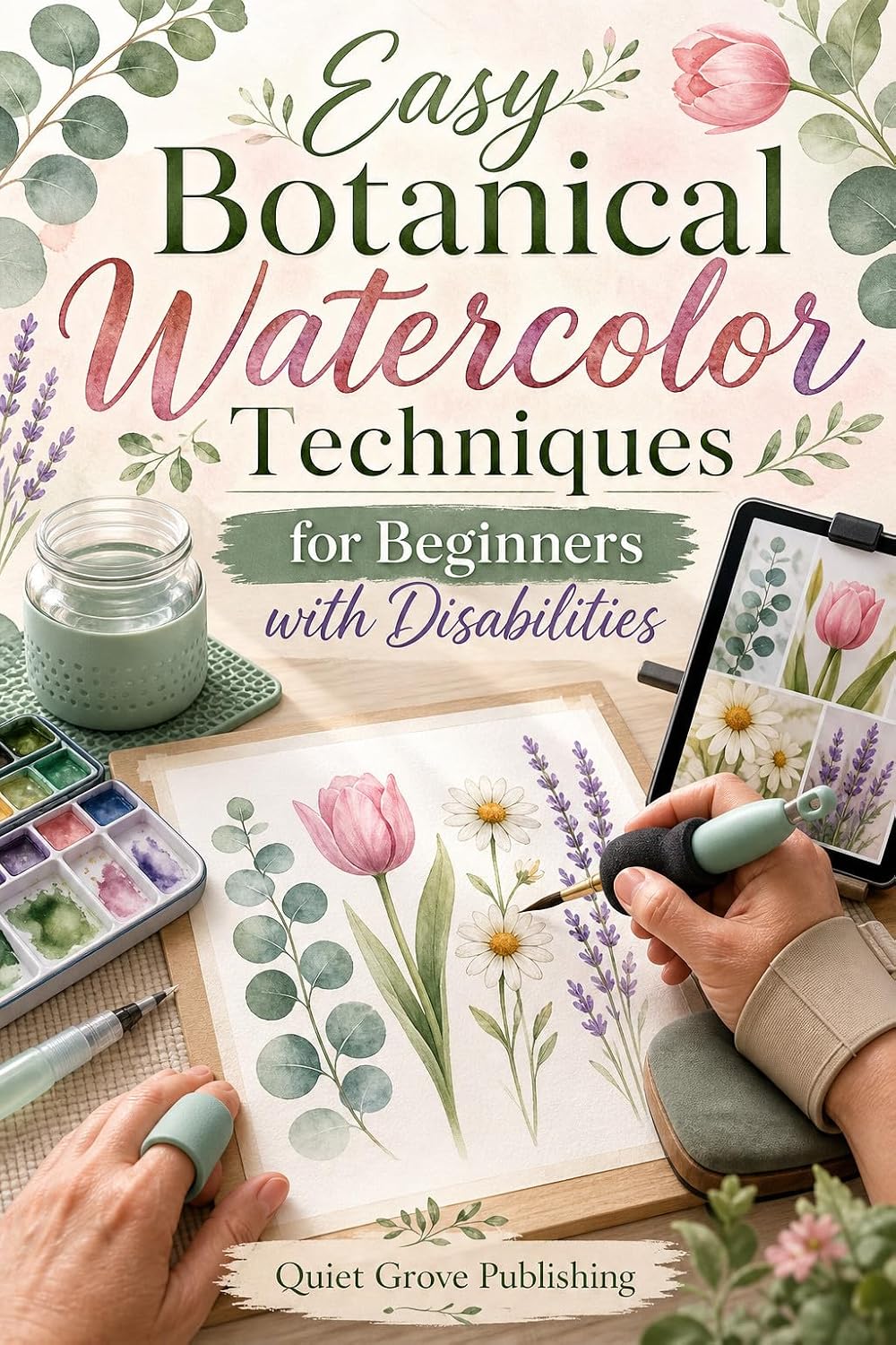 Easy Botanical Watercolor Techniques for Beginners with Disabilities: Simple Floral Painting Lessons, Adaptive Strategies, and Step-by-Step Guidance for Beautiful Botanical Art (English Edition) baixar livro de graça
