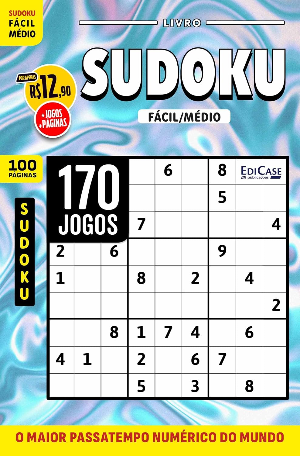 Livro Sudoku 34 + Lápis de Brinde: Nível Fácil/ Médio - O maior passatempo numérico do mundo baixar livro de graça