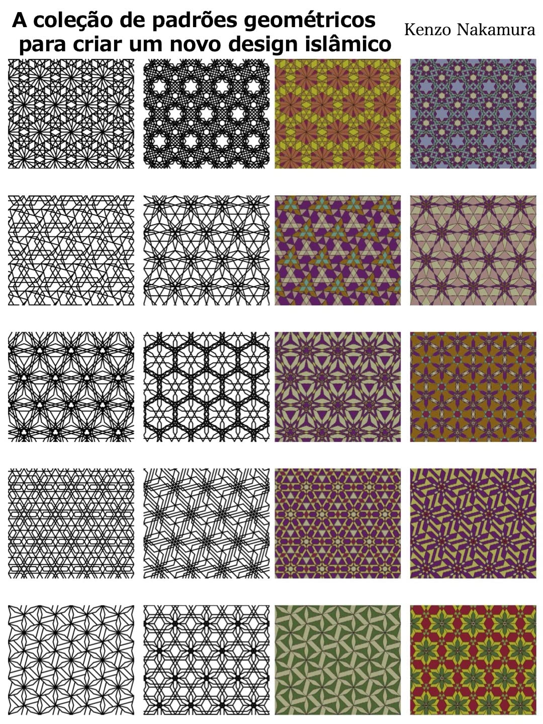 A coleção de padrões geométricos para criar um novo design islâmico baixar o livro de graça