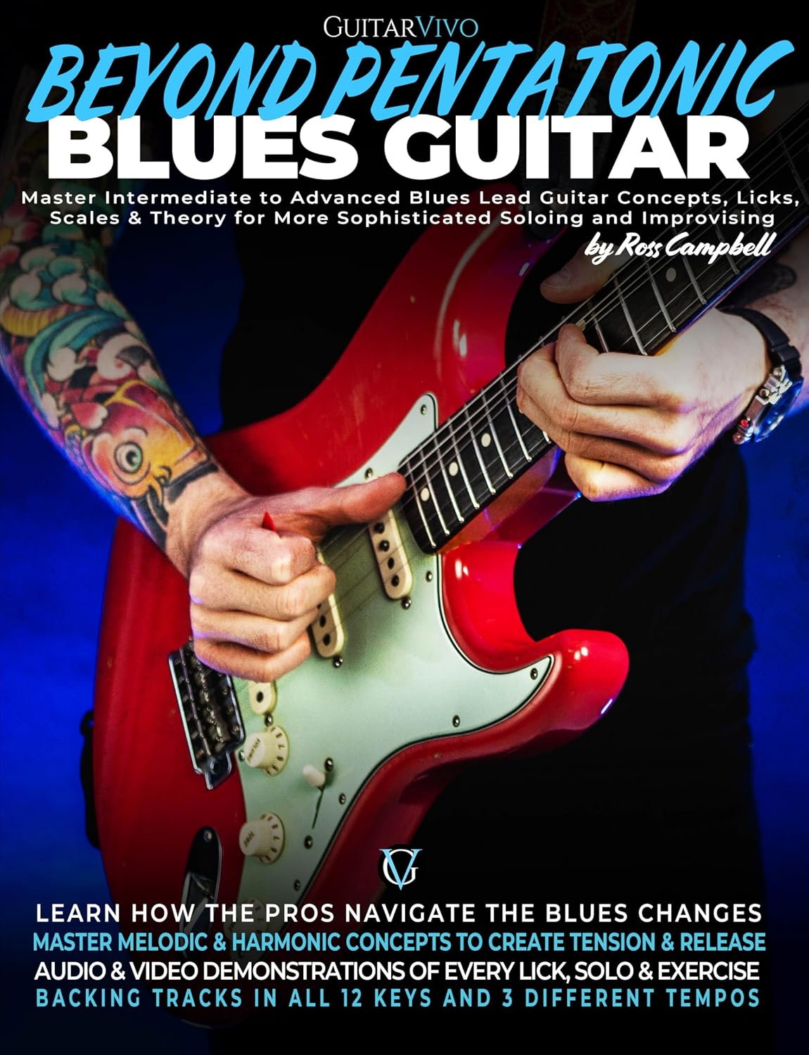 ler totalmente Beyond Pentatonic Blues Guitar: Master Intermediate to Advanced Blues Lead Guitar Concepts, Licks, Scales & Theory for More Sophisticated Soloing and Improvisation (English Edition)