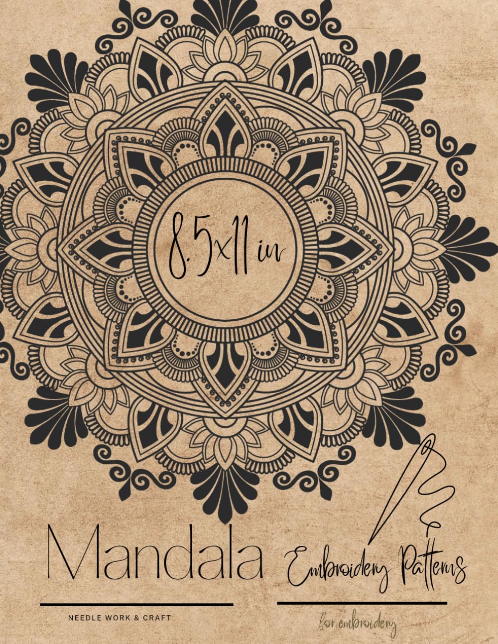 Mandala Embroidery Patterns Book: Relaxing and Creative Designs for Hand Embroidery Lovers: Beautiful Mandala Templates for Relaxation, Mindfulness, and Needlework Art – Large 8.5 x 11 inch Format baixar o livro de graça