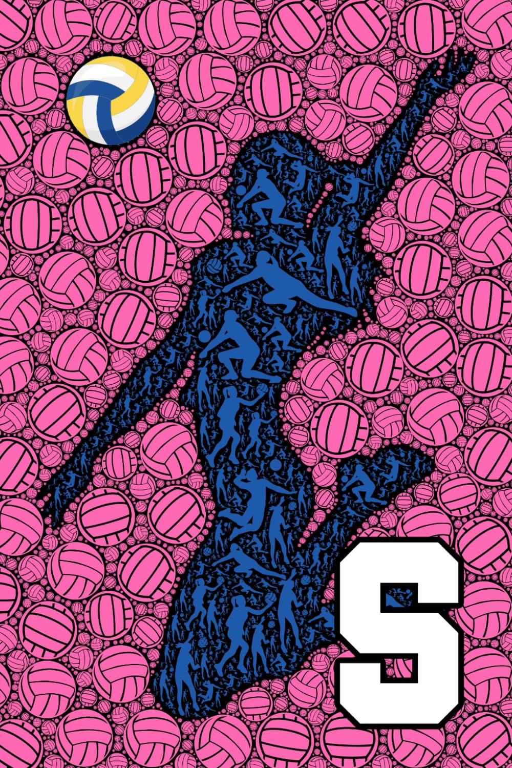 S: Letter "S" Initial Women's Volleyball Player Personalized Name Monogram Notebook Gift - Girls Pink Ball College-Ruled Personal Journal, Writing Pad, or Diary for Sports Fans - 110 Pages, 6x9 baixar o livro de graça