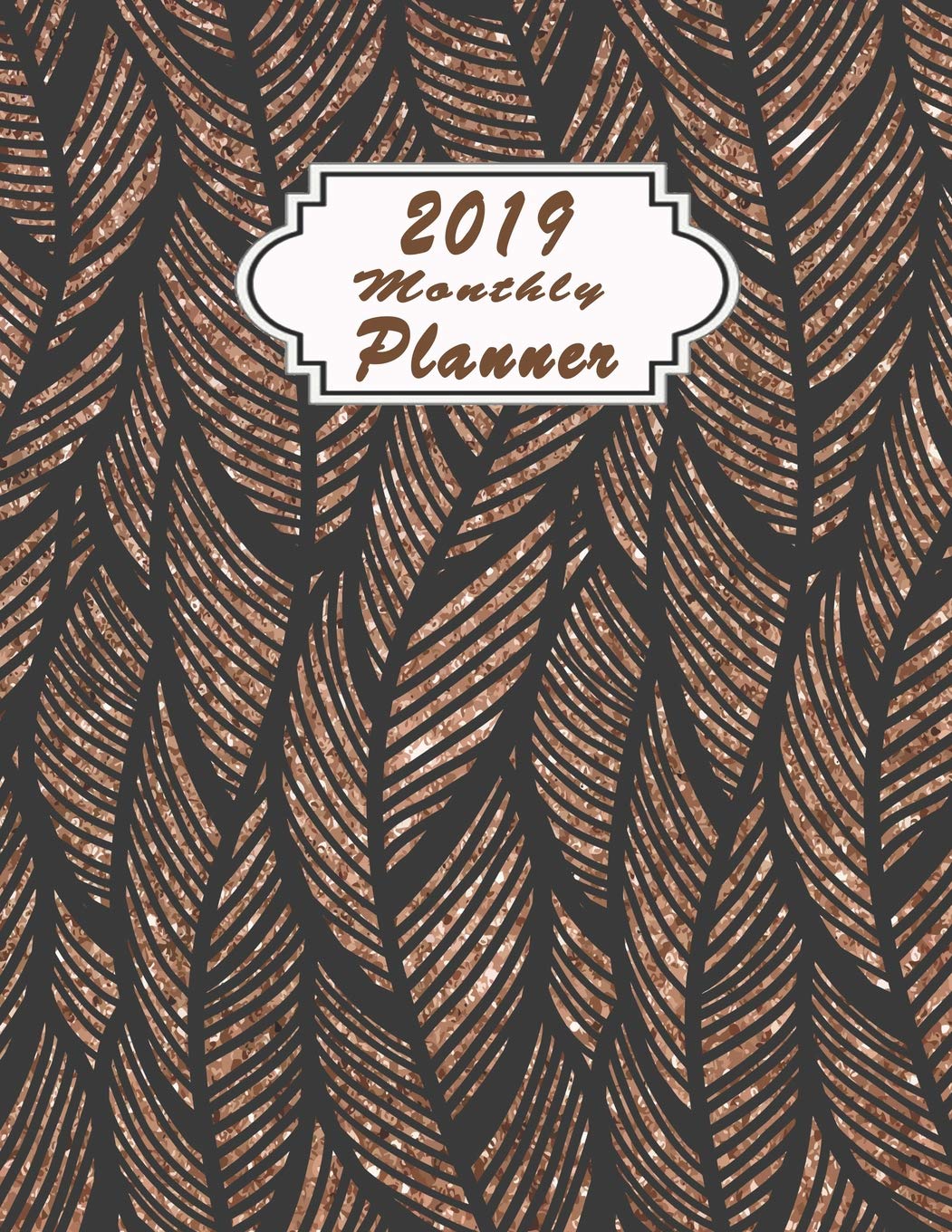 2019 Monthly Planner: January - December 2019 Calendar to Do List Top Goal Organizer and Focus Schedule Beautiful Cute Antique Gold Pattern Monthly and Weekly baixar o livro de graça