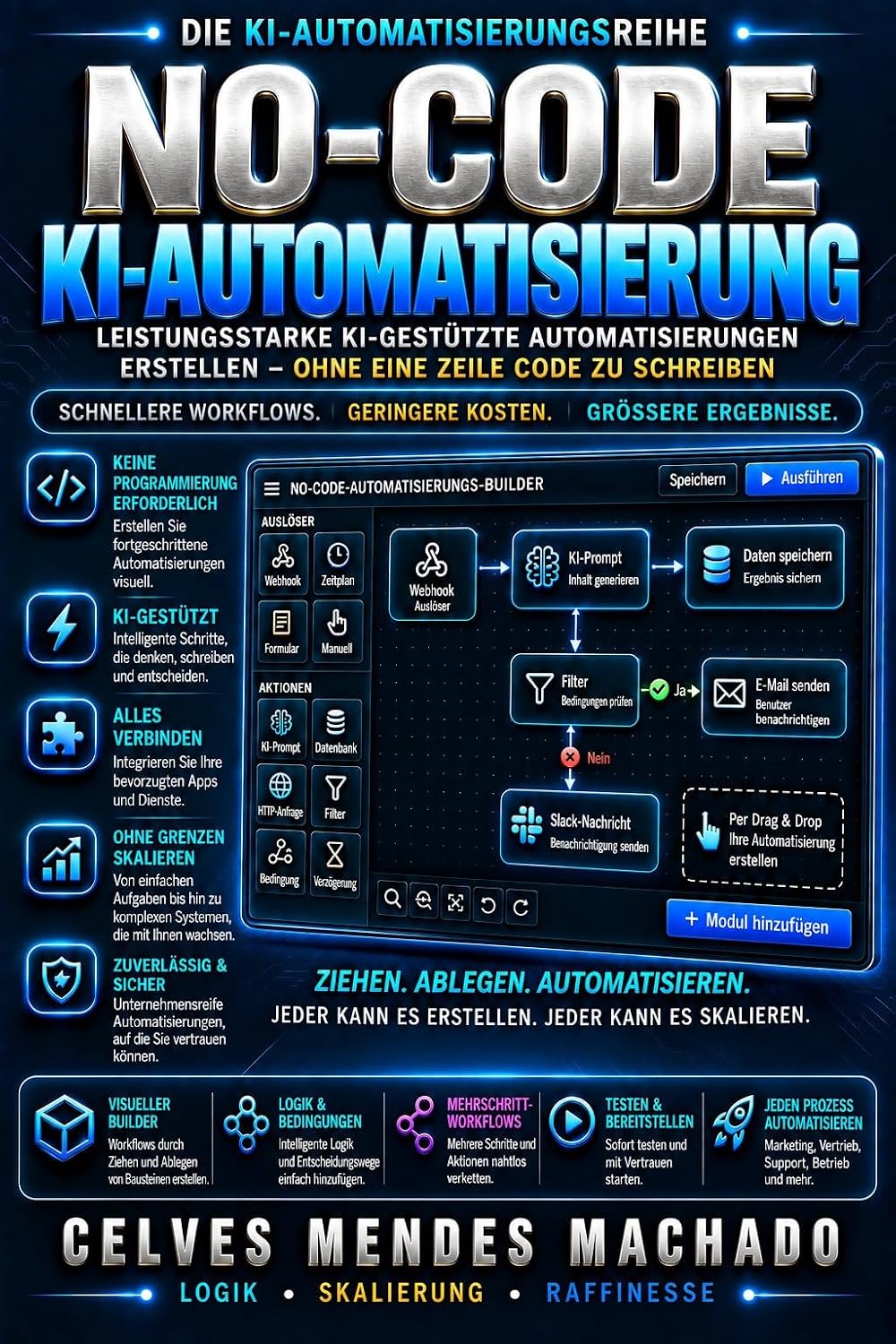 No-Code-KI-Automatisierung: Ein fokussierter Praxisleitfaden zum Aufbau anspruchsvoller Automatisierungen ganz ohne Programmierung (Die KI-Automatisierungsreihe 4) (German Edition) baixar o livro de graça