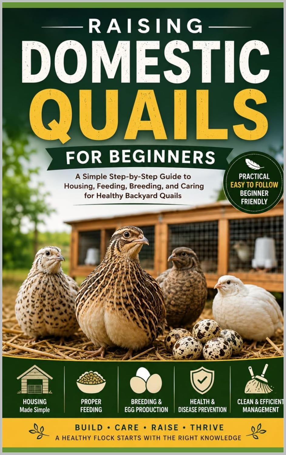 capítulo por capítulo baixar Raising Domestic Quails for Beginners: A Simple Step-by-Step Guide to Housing, Feeding, Breeding, and Caring for Healthy Backyard Quails (English Edition)