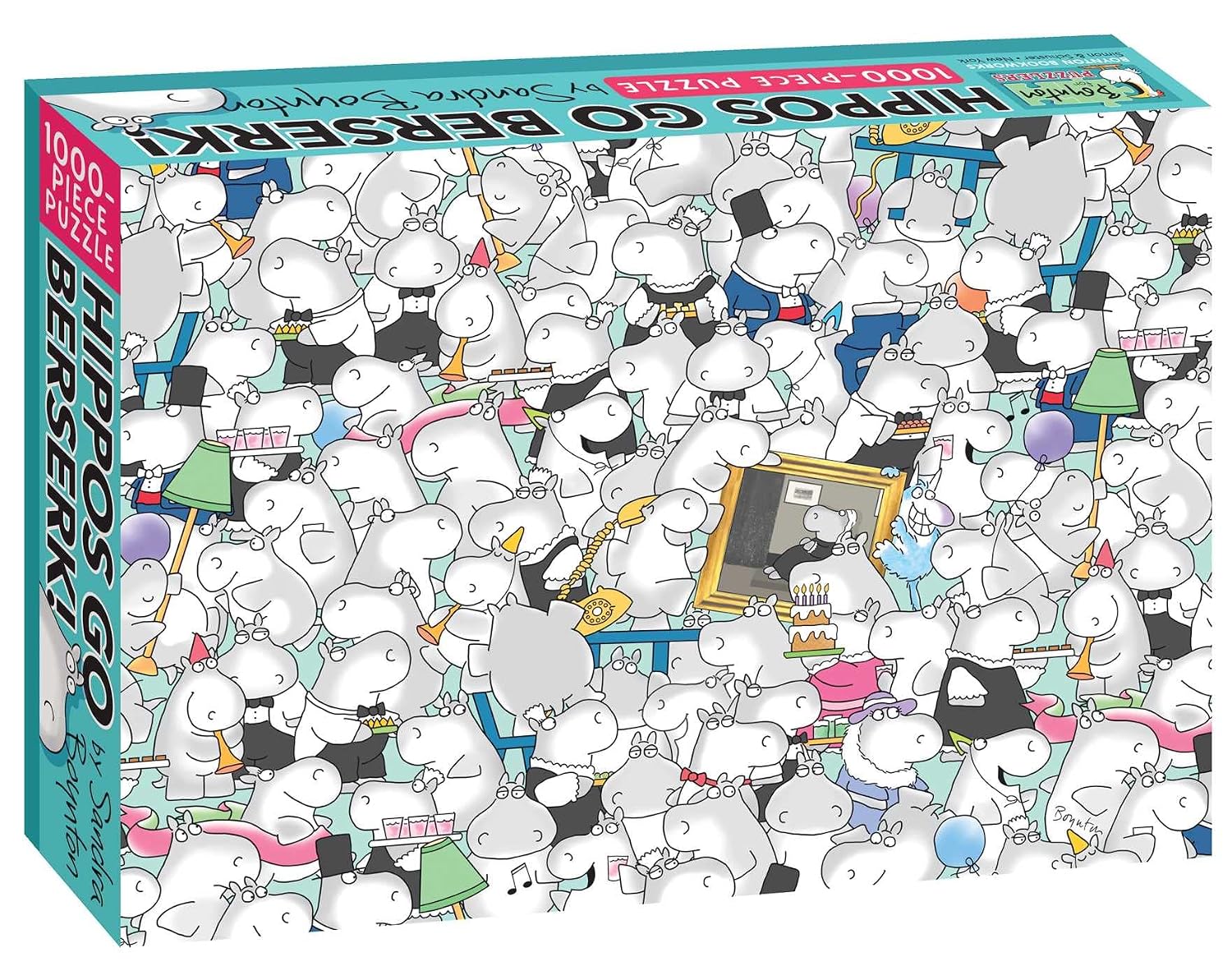 Hippos Go Berserk!: 1000-Piece Puzzle baixar livro de graça