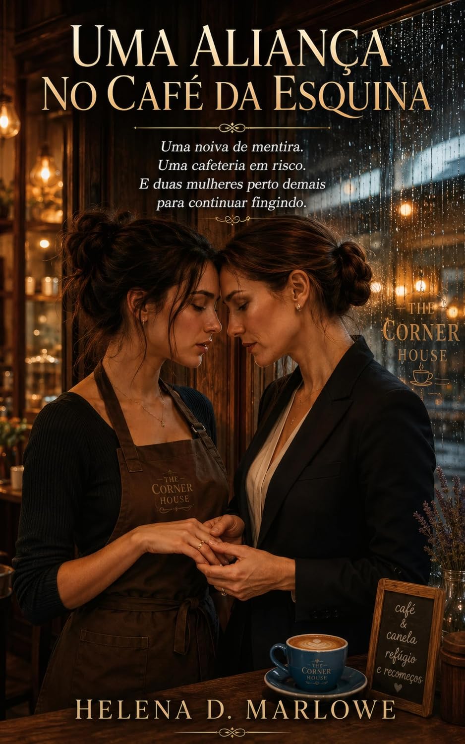 ler totalmente Uma Aliança no Café da Esquina: Uma noiva de mentira. Uma cafeteria em risco. E duas mulheres perto demais para continuar