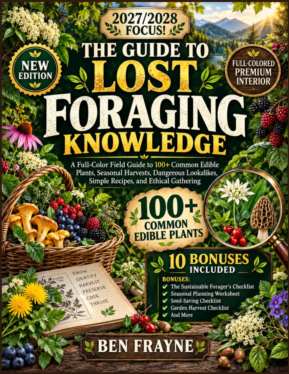 THE GUIDE TO LOST FORAGING KNOWLEDGE: A Full-Color Field Guide to 100+ Common Edible Plants, Seasonal Harvests, Dangerous Lookalikes, Simple Recipes, and Ethical Gathering baixar o livro de graça