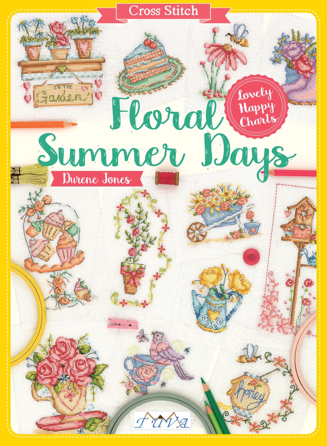 ler totalmente Cross Stitch: Floral Summer Days: Lovely Happy Charts