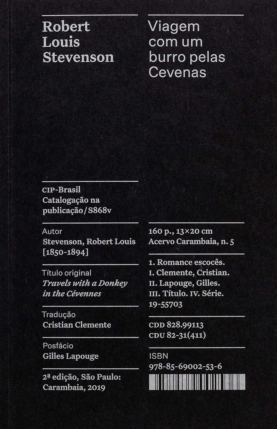 Viagem com um burro pelas Cevenas - Coleção Acervo: 5 baixar livro de graça