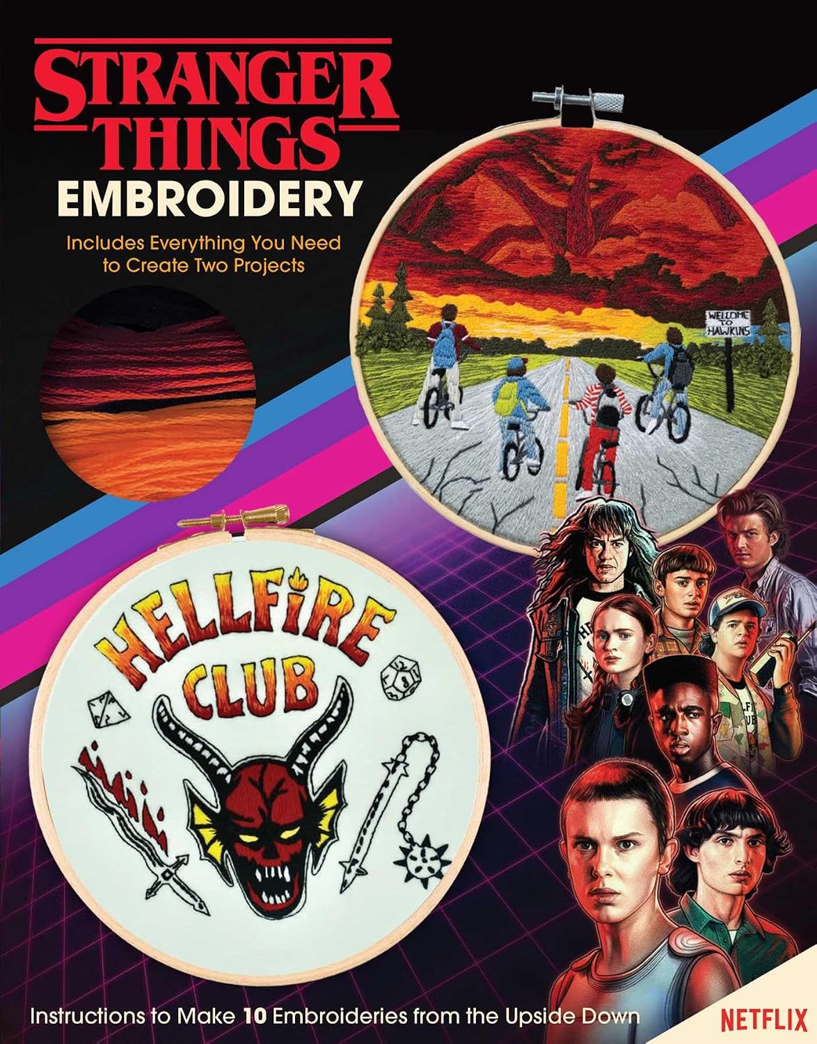 Stranger Things Embroidery - Craft Kit - Craft Gift for Stranger Things Fans (Officially Licensed) baixar o livro de graça