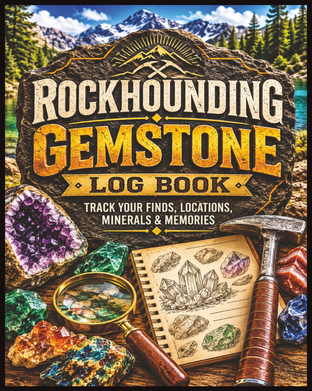 Rockhounding / Gemstone Log Book,: Notebook for Collectors of Rocks, Minerals and Precious Stones. baixar livro de graça