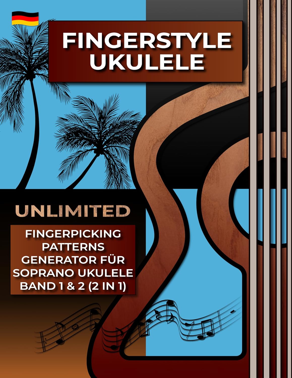ler totalmente Fingerstyle Ukulele. Unlimited Fingerpicking Patterns Generator für Soprano Ukulele. Band 1&2 (2 In 1): 3000 Muster. 8 Millionen Möglichkeiten. Tabs und... und Fortgeschrittene. (German Edition)