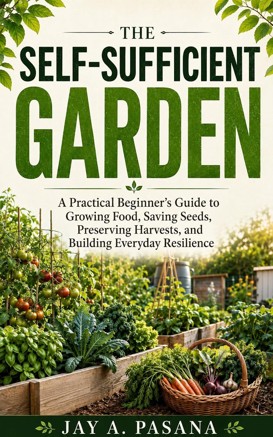 ler totalmente The Self-Sufficient Garden: A Practical Beginner's Guide to Growing Food, Saving Seeds, Preserving Harvests, and Building Everyday Resilience (English Edition)
