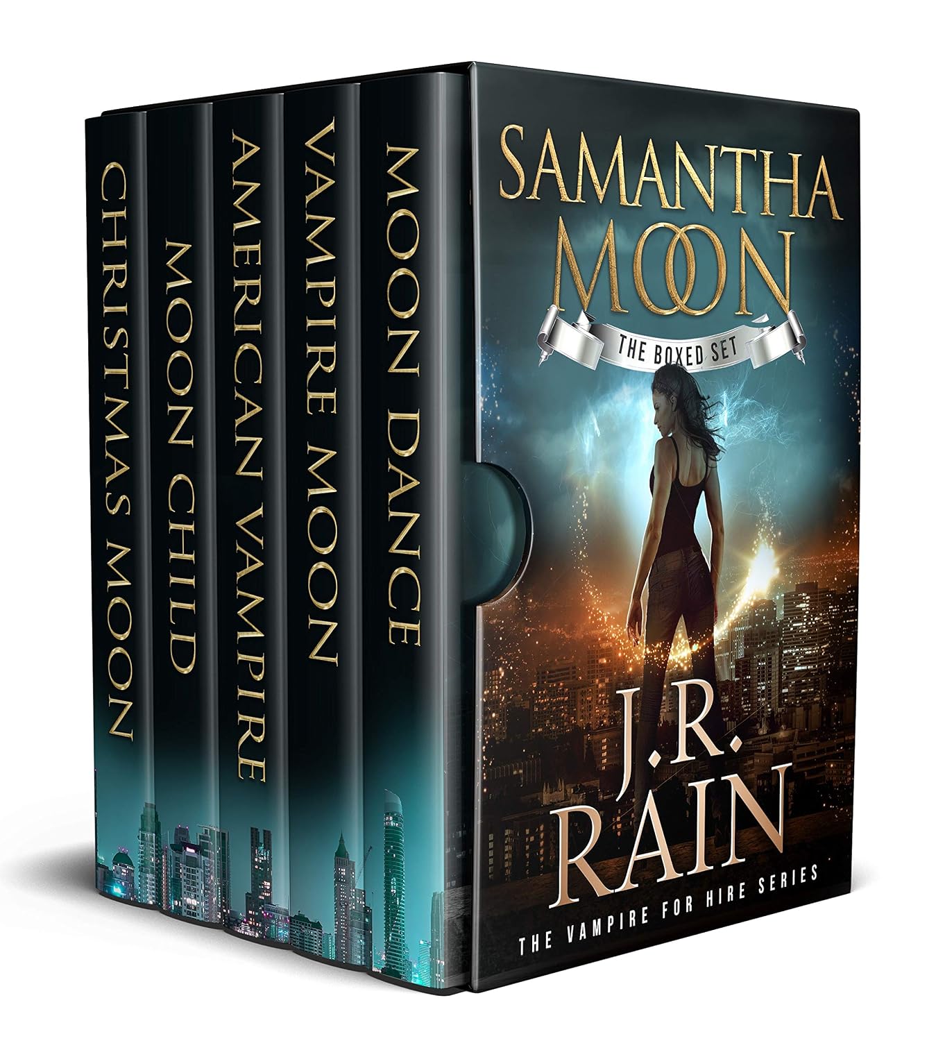 Samantha Moon Begins: 1-4: The Vampire for Hire® Series (Sam Sets Book 1) (English Edition) baixar livro de graça